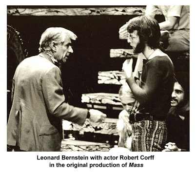 Leonard Bernstein and Robert Corff